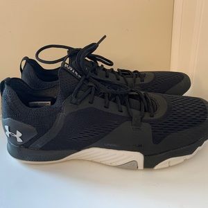 Mens 10.5 Black Under Armour Tribase Reign Tennis Shoes Unused- No box